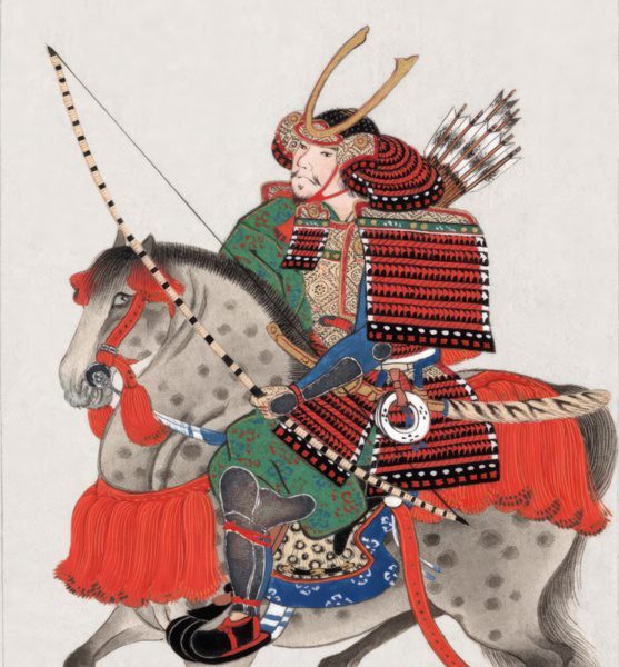 Korabeli szamuráj ábrázolás